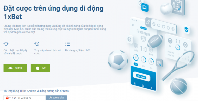 1xbet mobile app